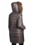 Aya - dámská zimní bunda s pravým kožíškem