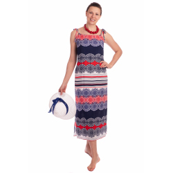 Fart - dámské dlouhé ramínkové šaty