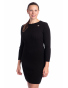 RE1 - dámské černé úpletové šaty