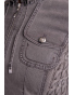 Lafei-Nier - dámská šedá džínová bunda 