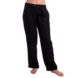 F001 - dámské letní černé kalhoty