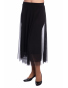 DAM597 - dámská dlouhá černá sukně
