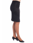 DAM593 - dámská černá semišová sukně
