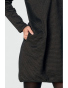 D7033 - dámské mikinové šaty černoměděné piké