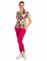 K23-057 - dámské letní tričko barevné květy