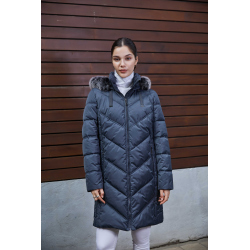 Heike - dámský zimní funkční tmavomodrý kabát
