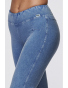 D367 - dámské dlouhé sportovní  kalhoty s riflovým vzhledem